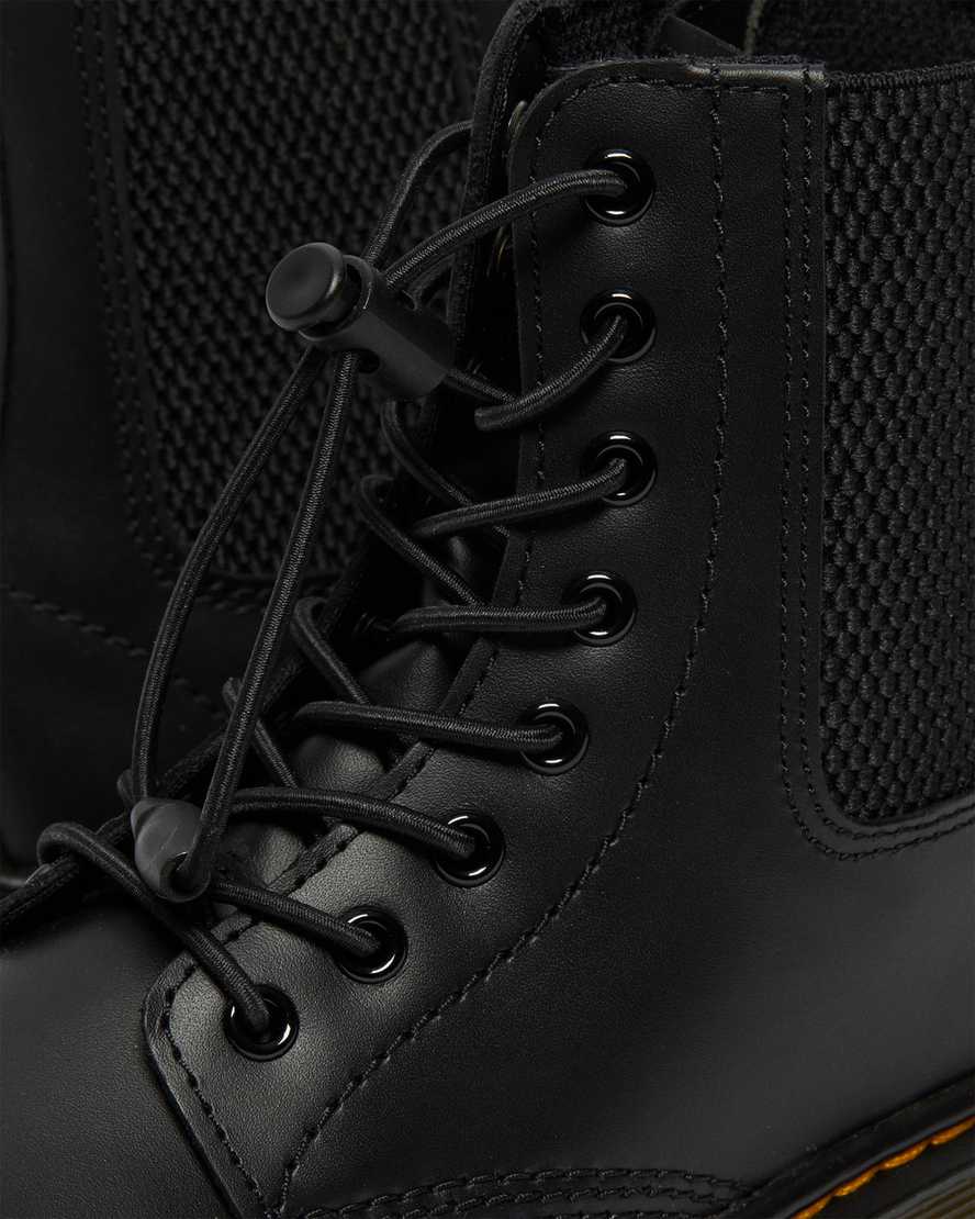 schwarze dr. martens 1460 harper kinder-freizeitstiefel