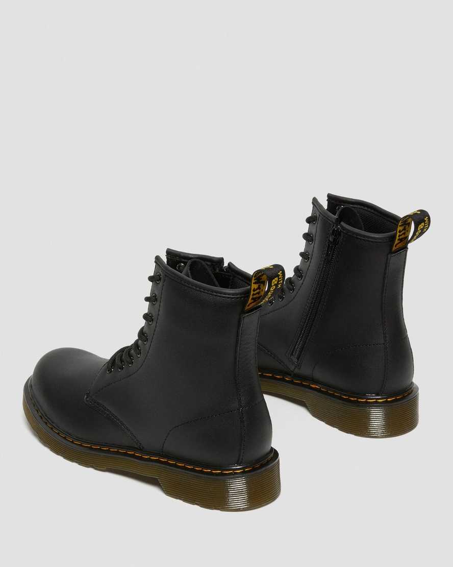 schwarze dr. martens 1460 softy t kinder-schnürstiefel