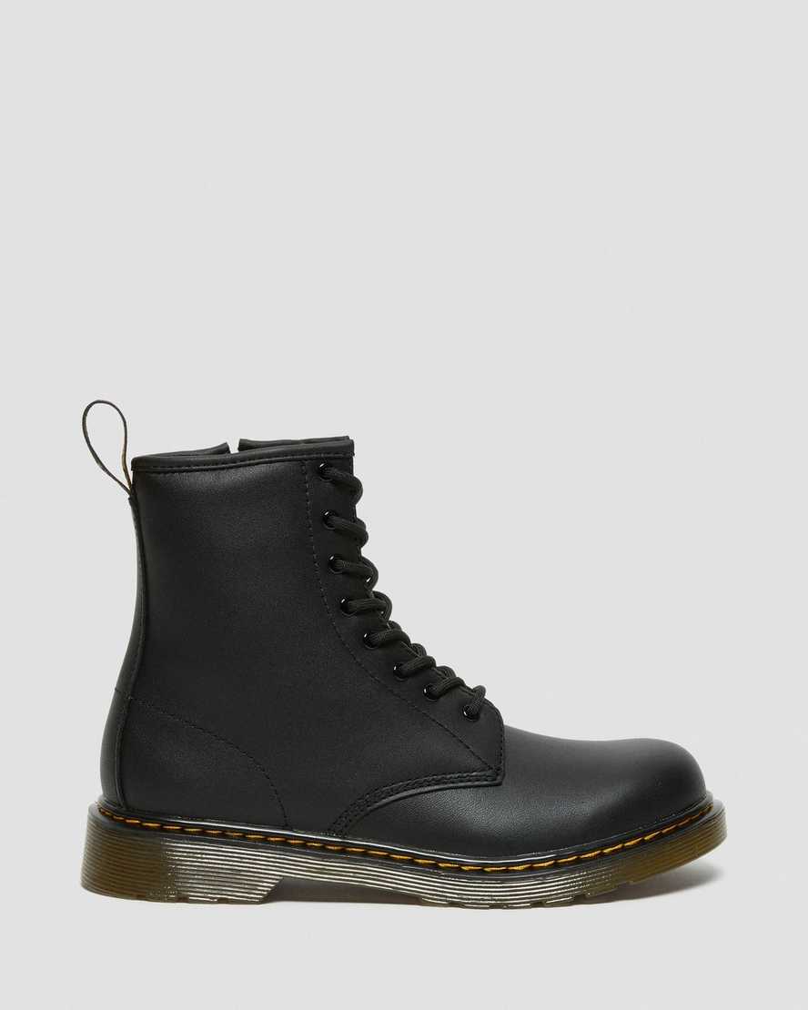 schwarze dr. martens 1460 softy t kinder-schnürstiefel