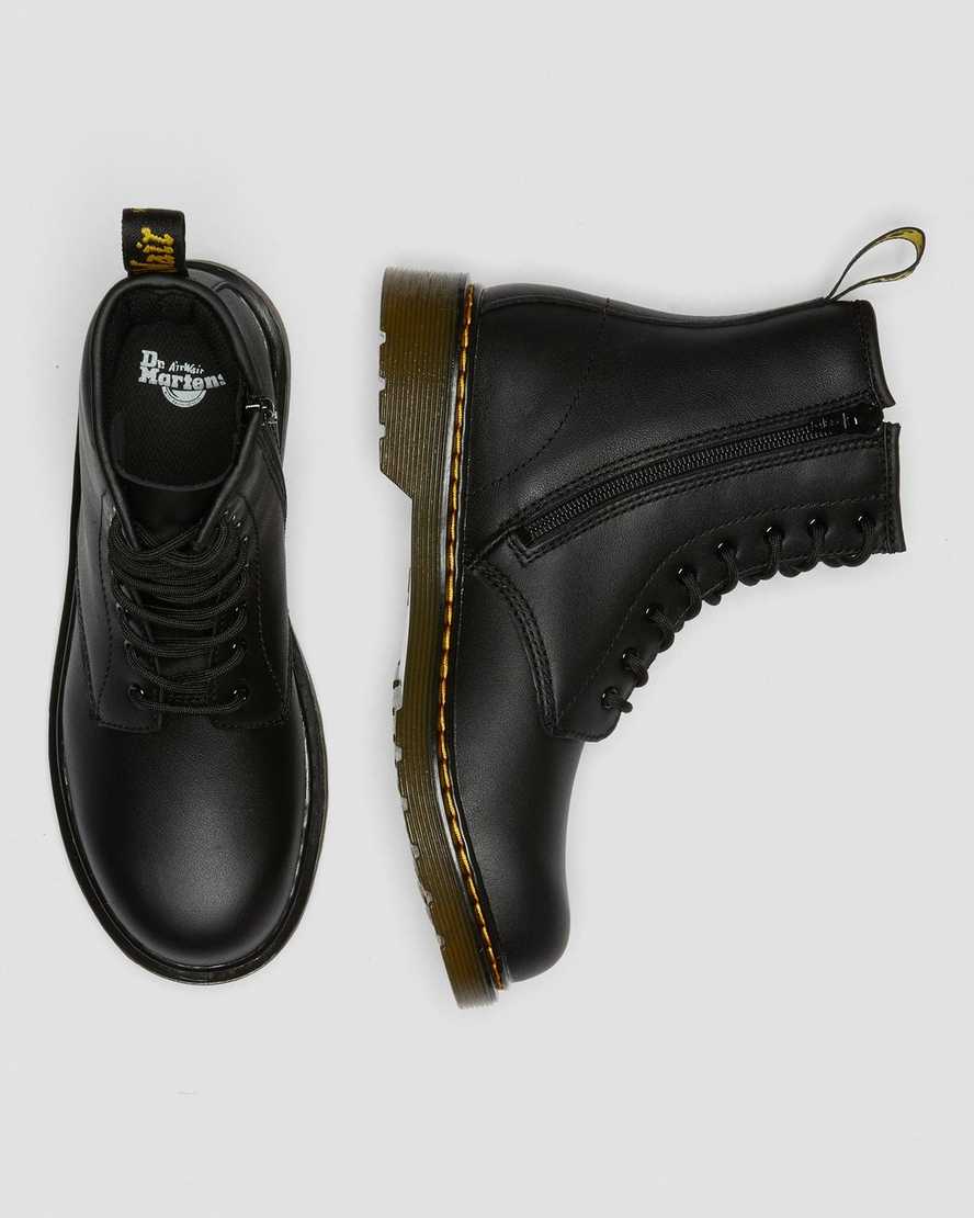 schwarze dr. martens 1460 softy t kinder-schnürstiefel