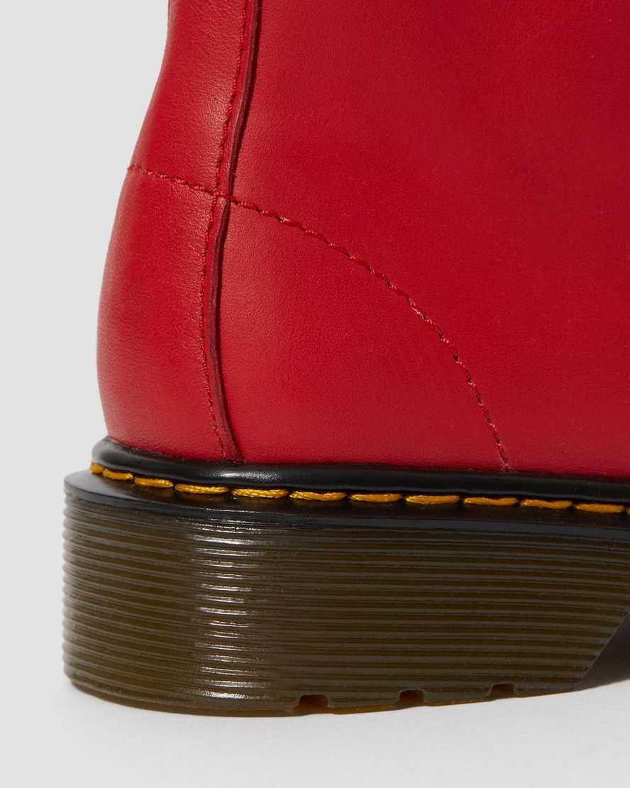 rote dr. martens 1460 kinder-schnürstiefel