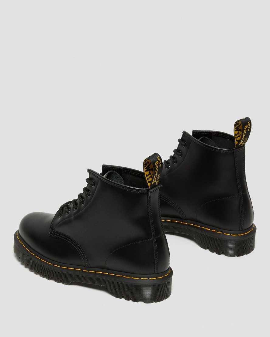 schwarze dr. martens 101 bex smooth herren-ankle-boots