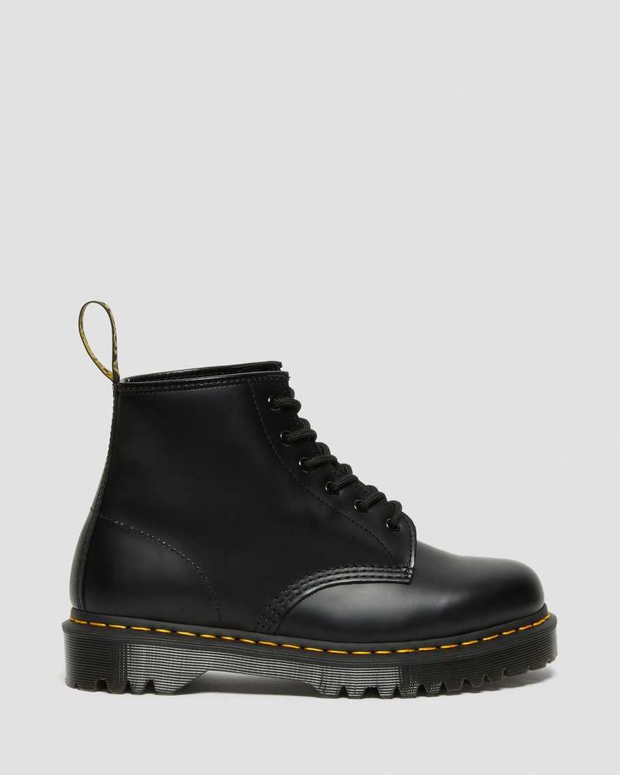 schwarze dr. martens 101 bex smooth herren-ankle-boots