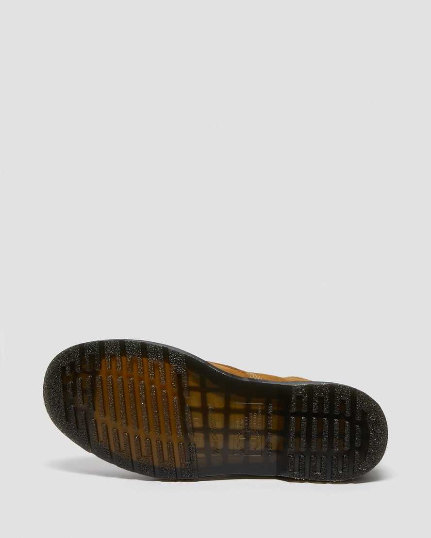 hellbraune dr. martens 1460 pascal titan herren-freizeitstiefel hergestellt in england