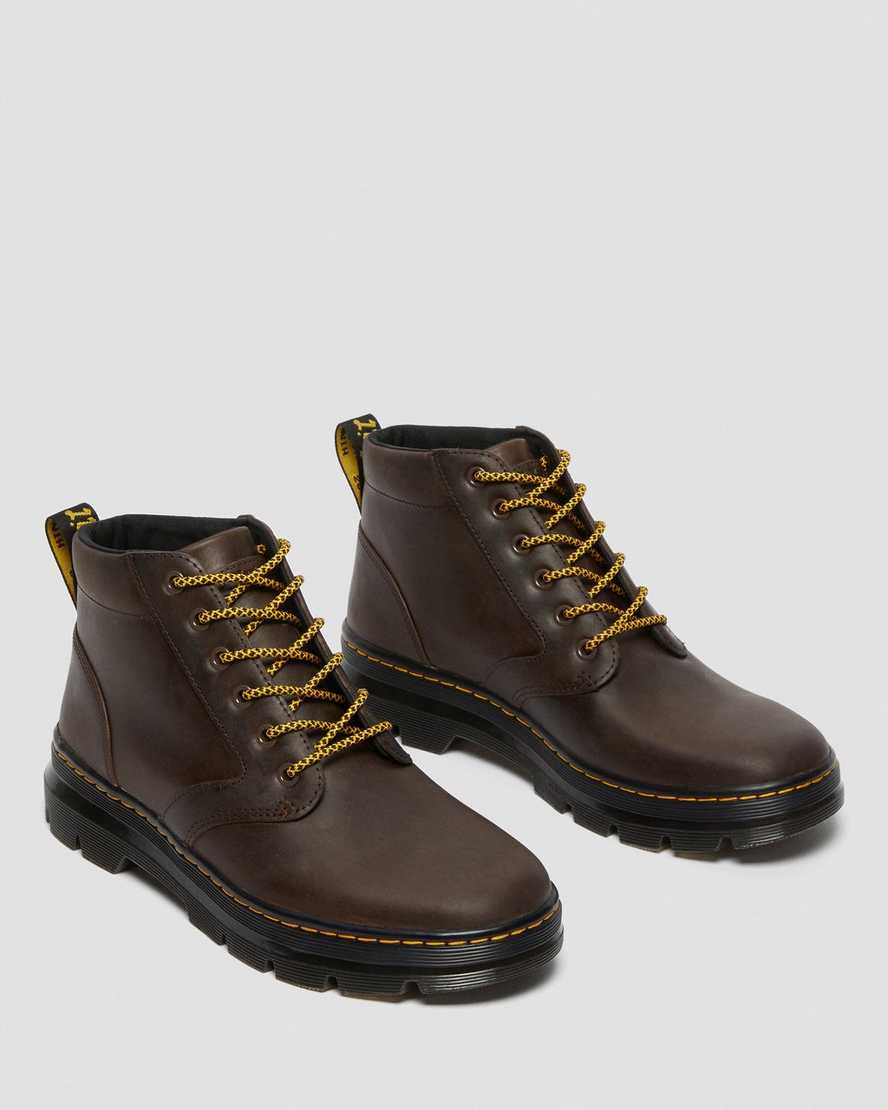 braune dr. martens bonny herren-freizeitstiefel
