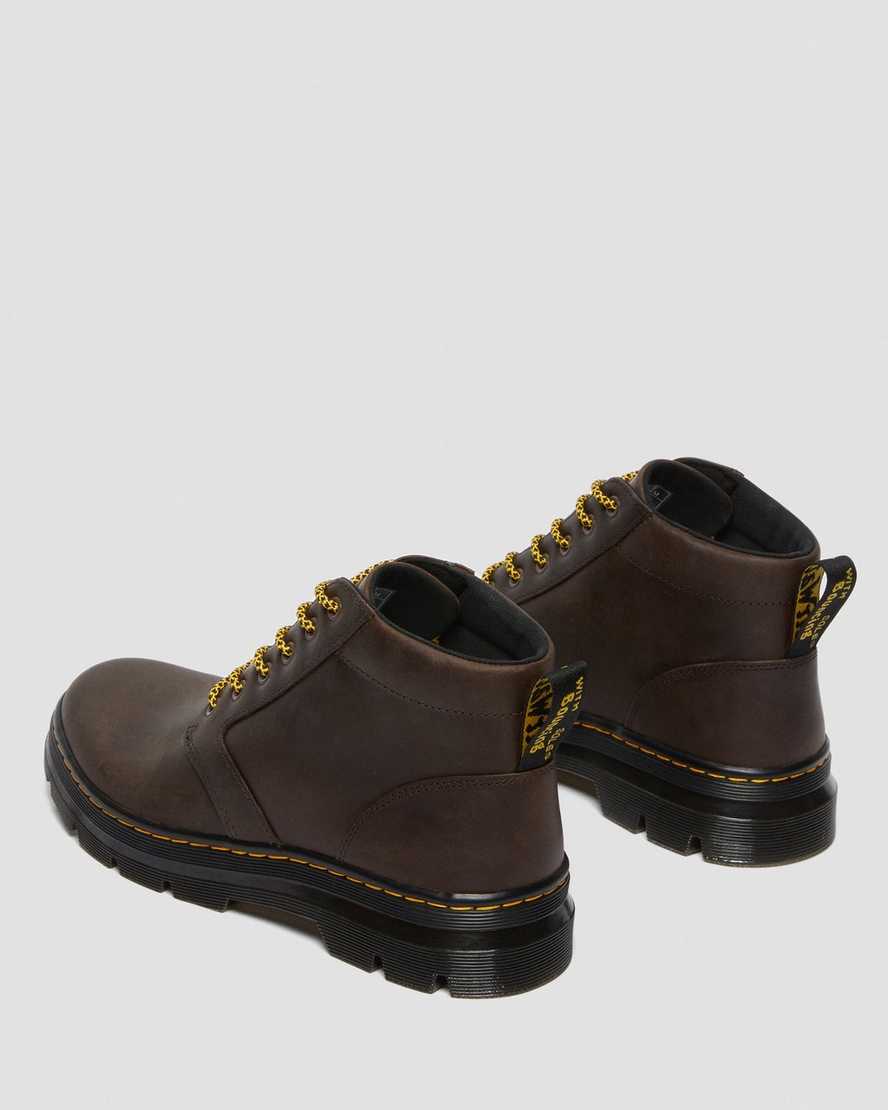 braune dr. martens bonny herren-freizeitstiefel