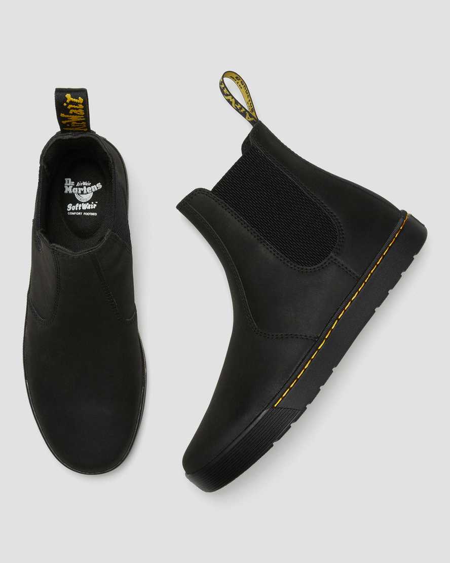 schwarze dr. martens tempesta herren-chelsea-boots