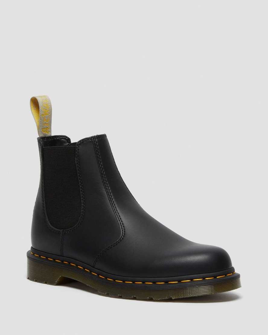 schwarze dr. martens 2976 felix chelsea boots für herren