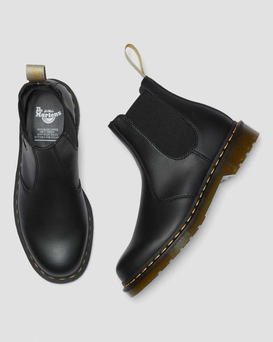 schwarze dr. martens 2976 felix chelsea boots für herren