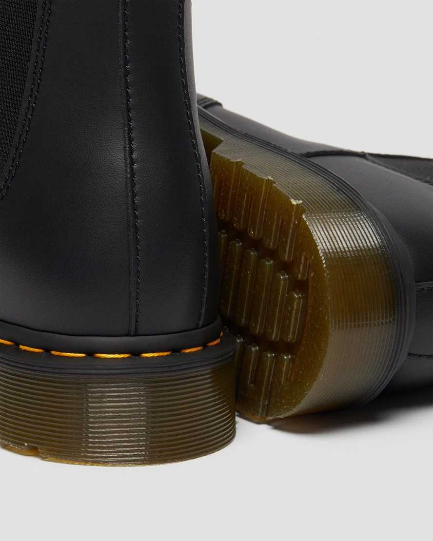 schwarze dr. martens 2976 felix chelsea boots für herren
