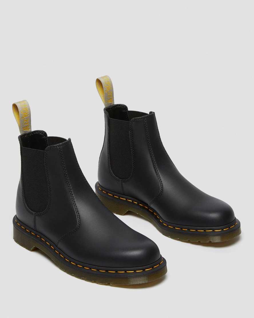 schwarze dr. martens 2976 felix chelsea boots für herren