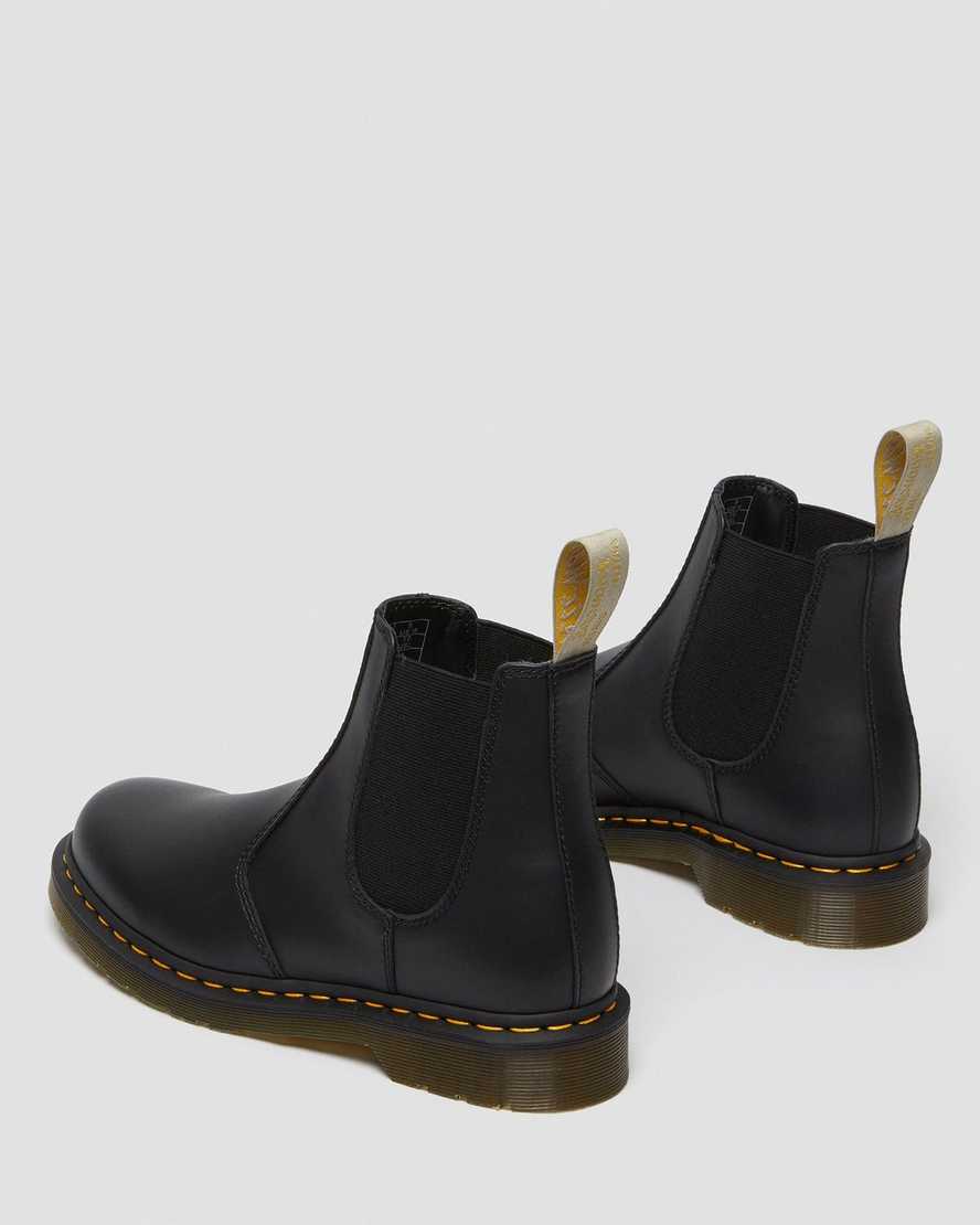 schwarze dr. martens 2976 felix chelsea boots für herren