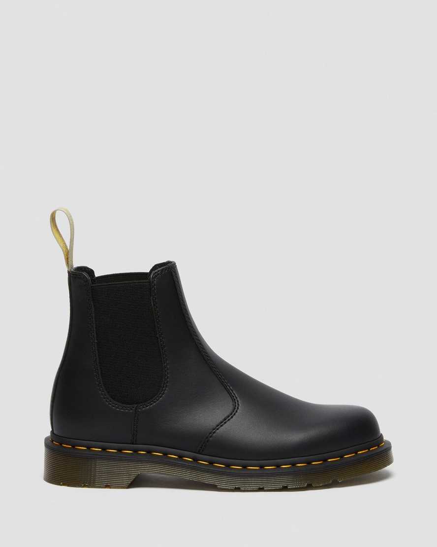 schwarze dr. martens 2976 felix chelsea boots für herren