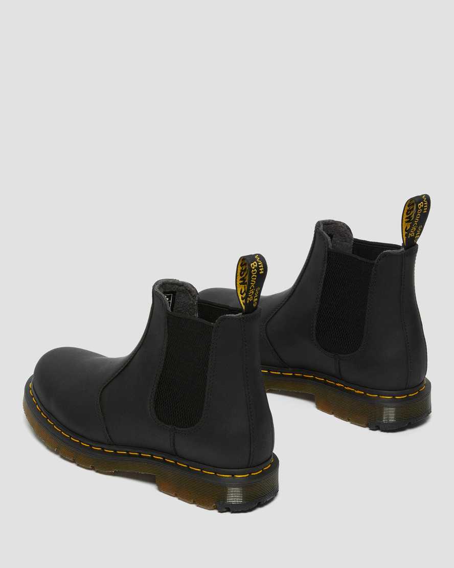schwarze dr. martens 2976 dm wintergrip chelsea boots für herren