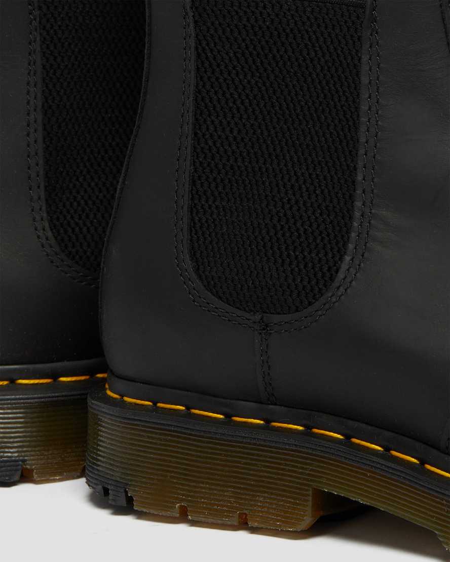 schwarze dr. martens 2976 dm wintergrip chelsea boots für herren
