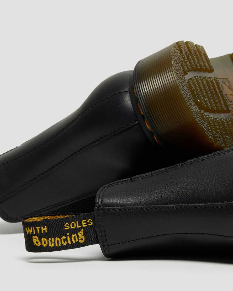 schwarze dr. martens 2976 nappa chelsea boots für herren
