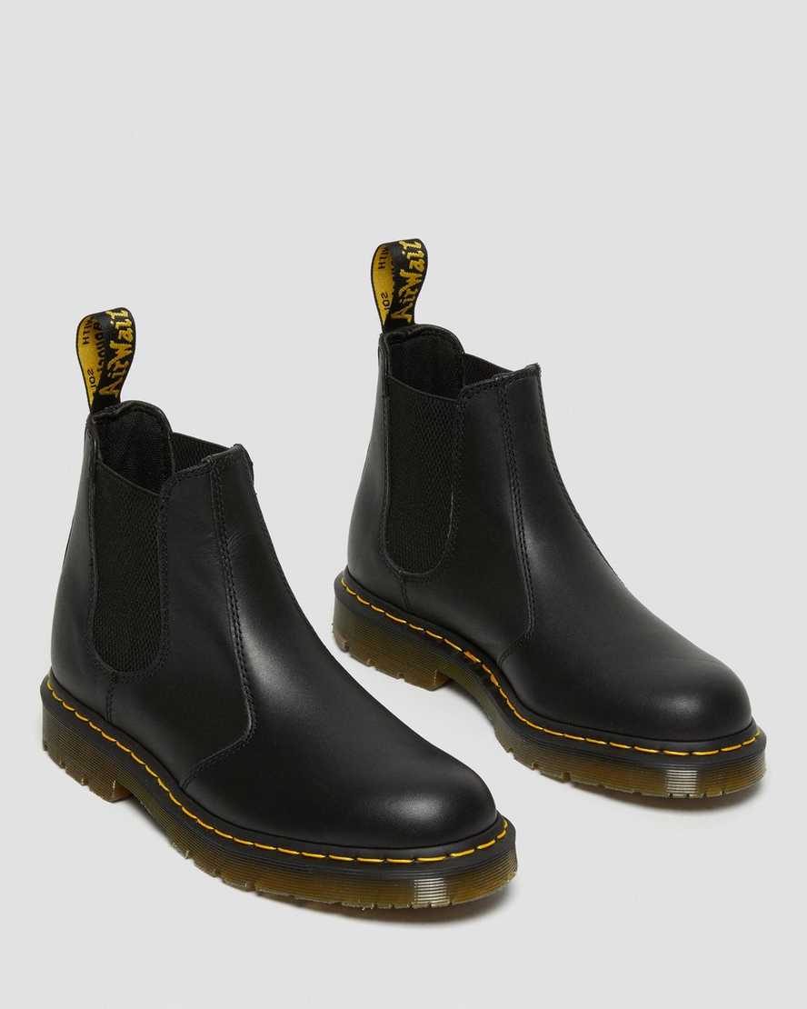 schwarze dr. martens 2976 rutschfeste chelsea boots für herren