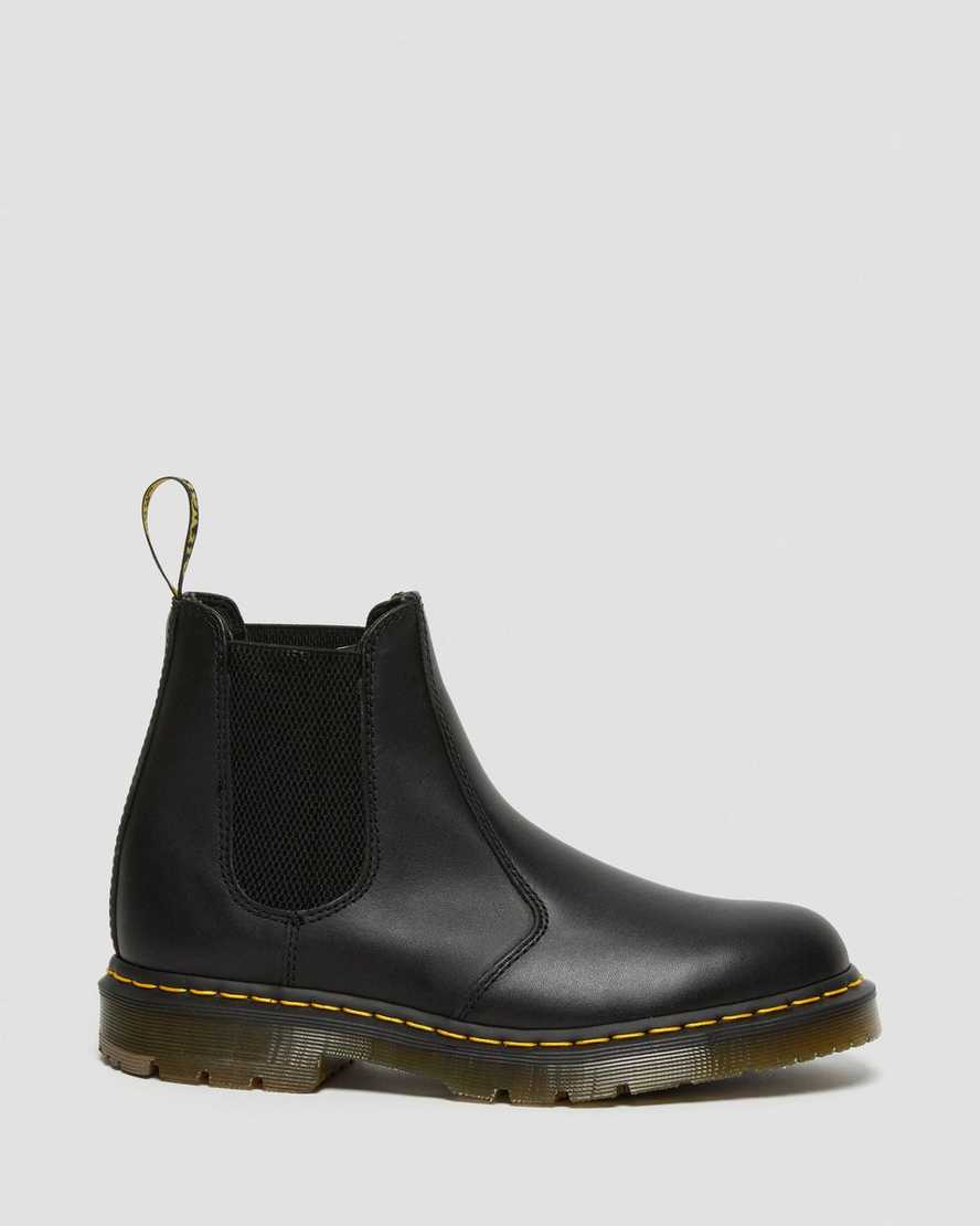schwarze dr. martens 2976 rutschfeste chelsea boots für herren
