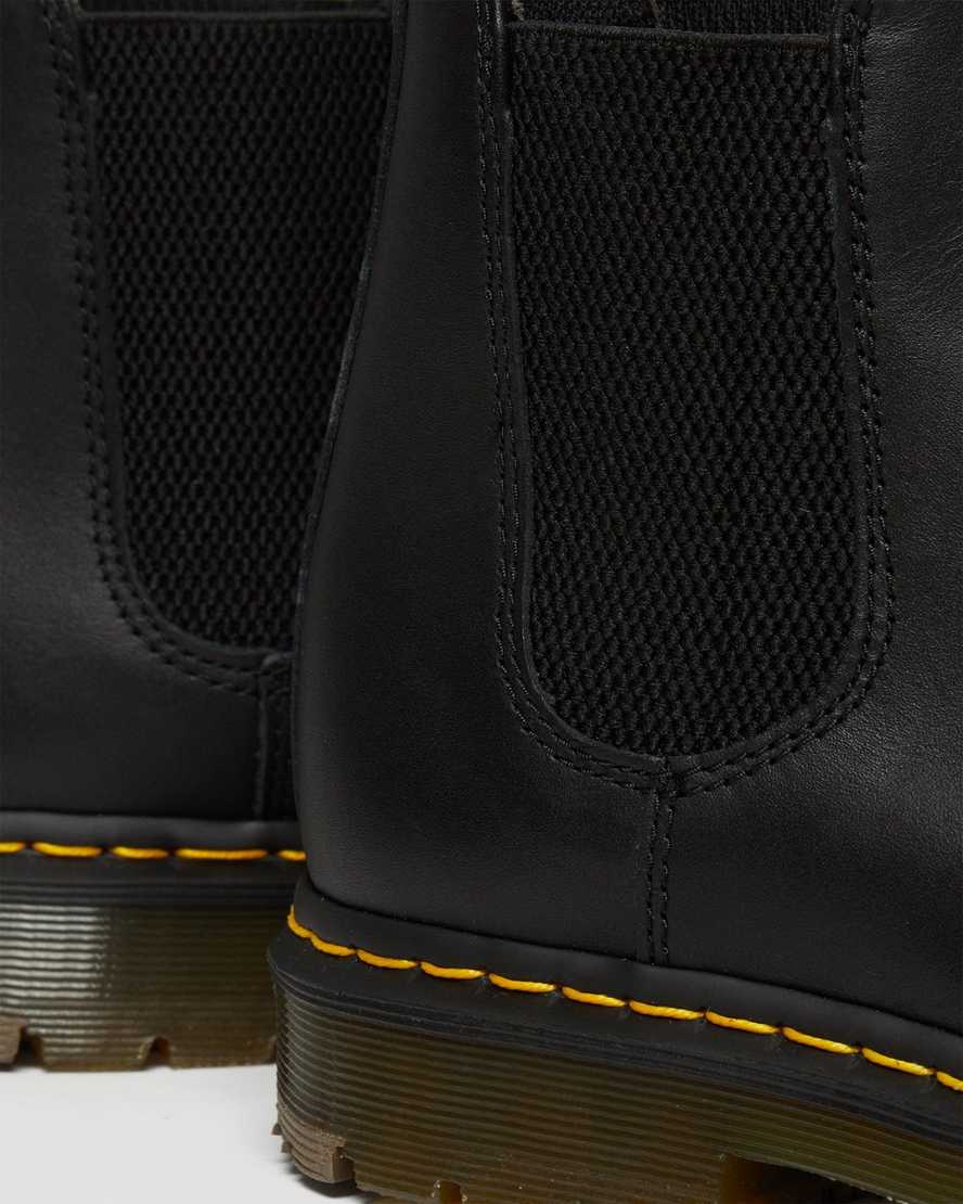 schwarze dr. martens 2976 rutschfeste chelsea boots für herren