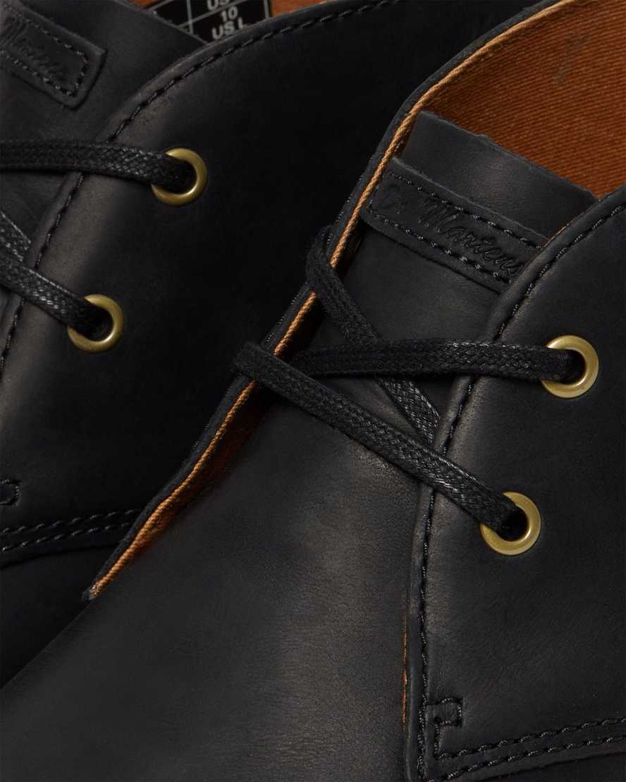 schwarze dr. martens cabrillo wyoming herren-wüstenstiefel