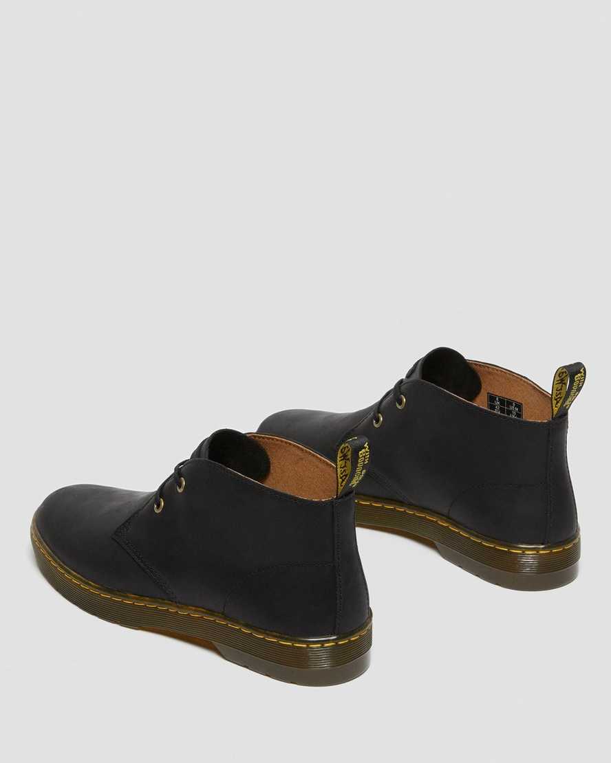 schwarze dr. martens cabrillo wyoming herren-wüstenstiefel