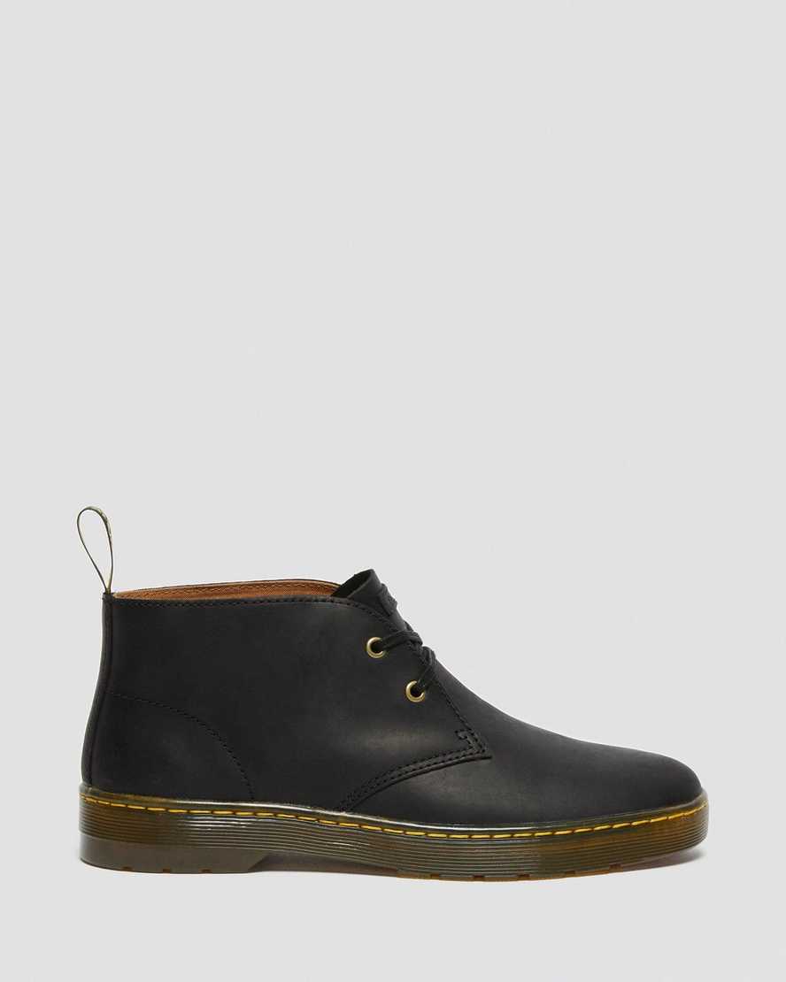 schwarze dr. martens cabrillo wyoming herren-wüstenstiefel