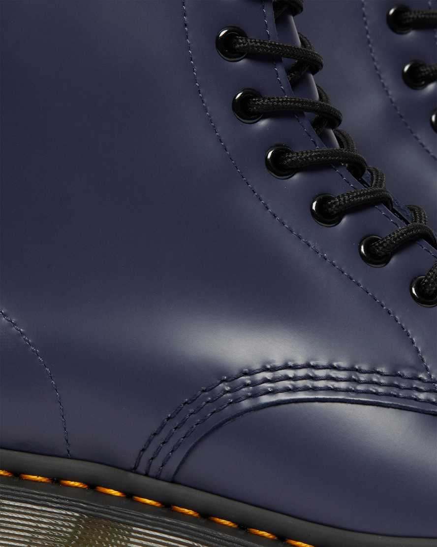 blaue dr. martens 1460 smooth herren-schnürstiefel