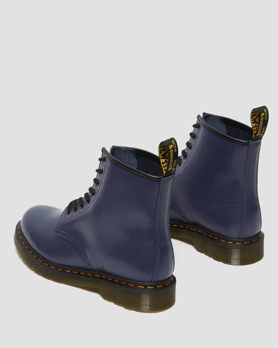 blaue dr. martens 1460 smooth herren-schnürstiefel