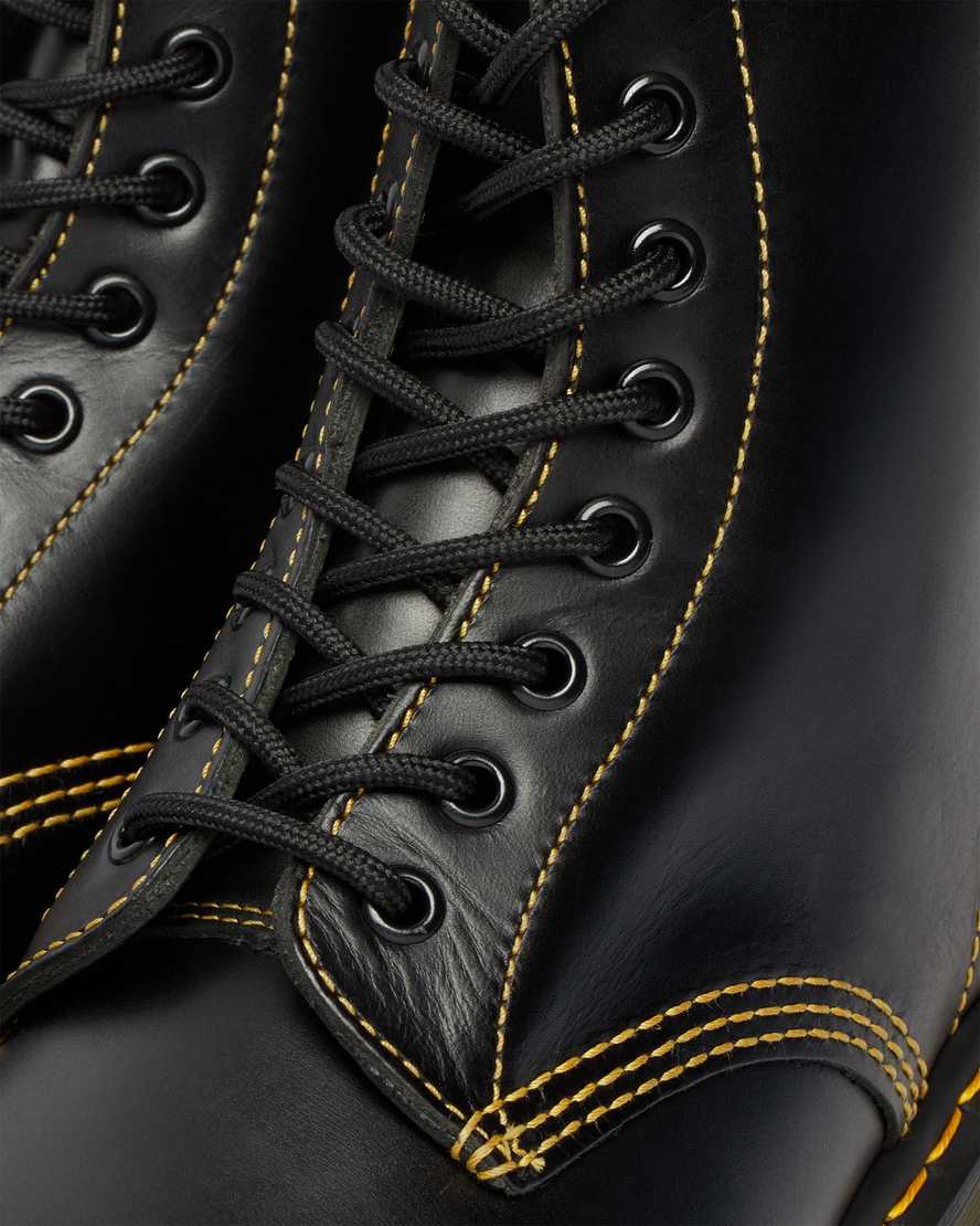 schwarze dr. martens 1460 pascal atlas herren-schnürstiefel