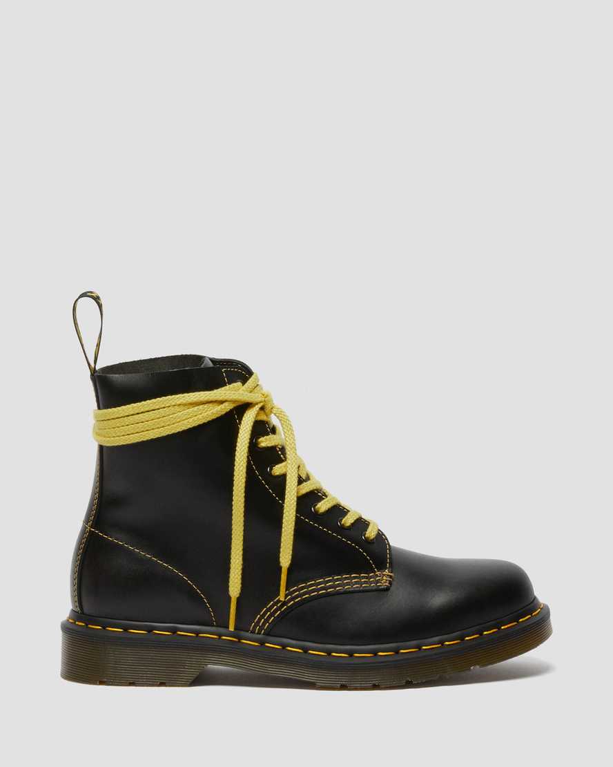 schwarze dr. martens 1460 pascal atlas herren-schnürstiefel