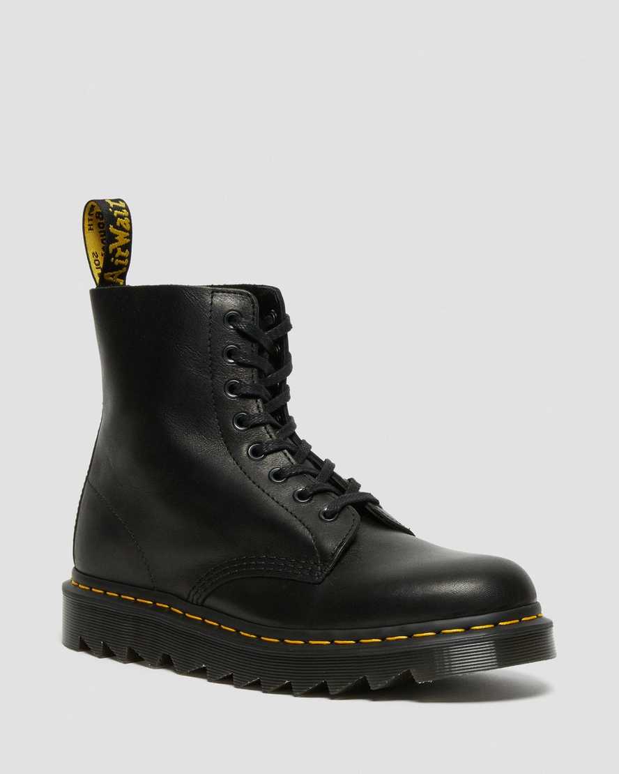 schwarze dr. martens 1460 pascal ziggy herren-schnürstiefel