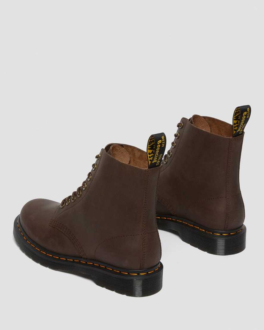 dunkelbraune dr. martens 1460 pascal herren-schnürstiefel