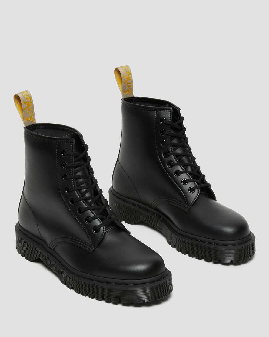schwarze dr. martens 1460 bex mono herren-schnürstiefel