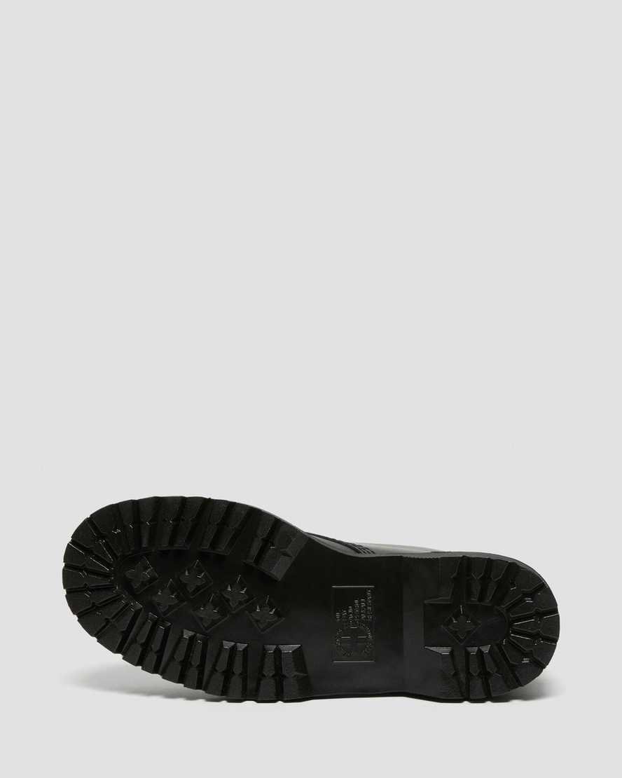 schwarze dr. martens 1460 bex mono herren-schnürstiefel