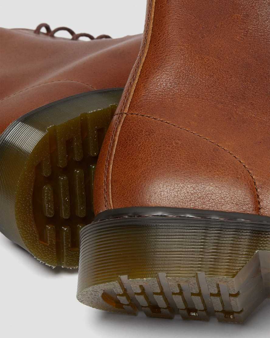 hellbraune dr. martens 1460 pascal herren-schnürstiefel