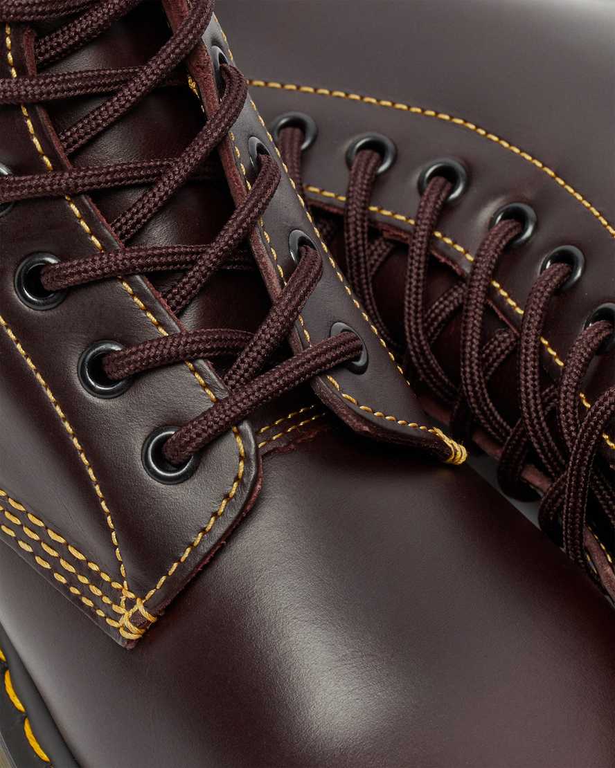 burgunderrote dr. martens 1460 pascal atlas herren-schnürstiefel
