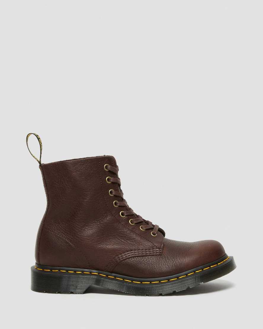 braune dr. martens 1460 pascal ambassador herren-schnürstiefel