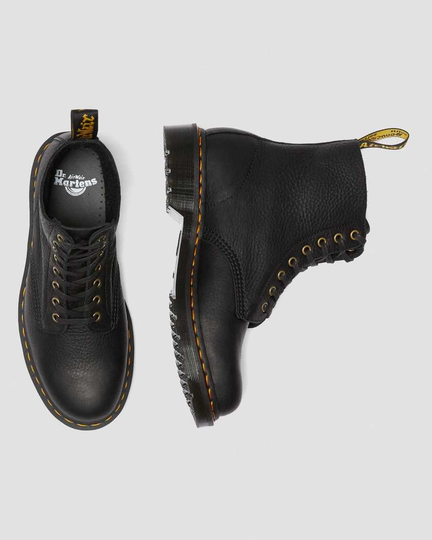 schwarze dr. martens 1460 pascal ambassador herren-schnürstiefel