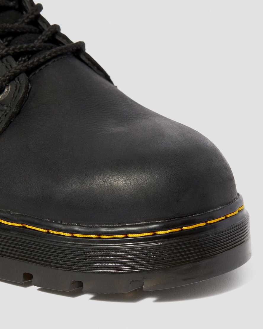 schwarze dr. martens winch extra wide herren-arbeitsstiefel