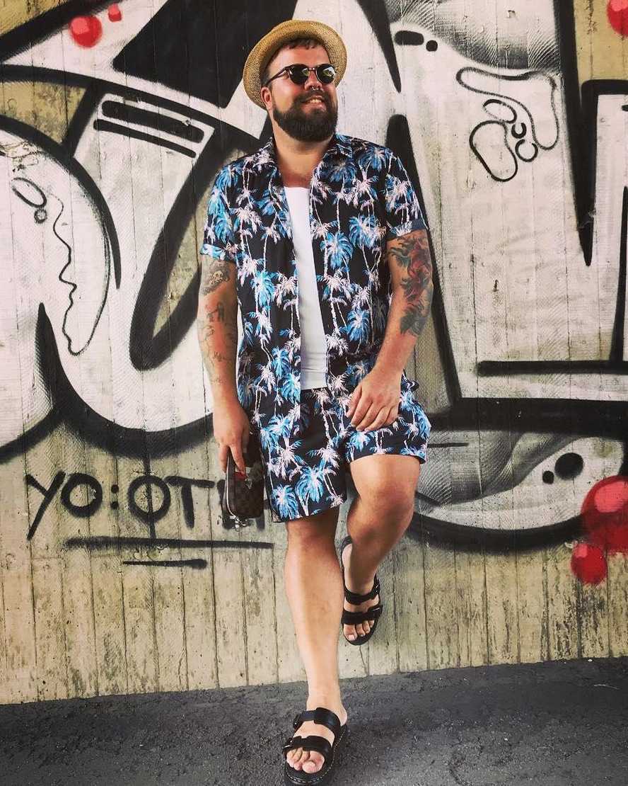 schwarze dr. martens myles brando herren-sandalen mit schnalle