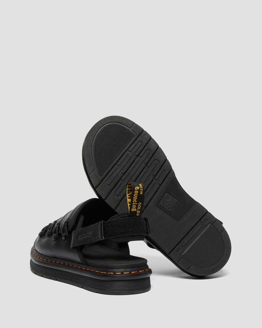 schwarze dr. martens mura suicoke herren-sandalen