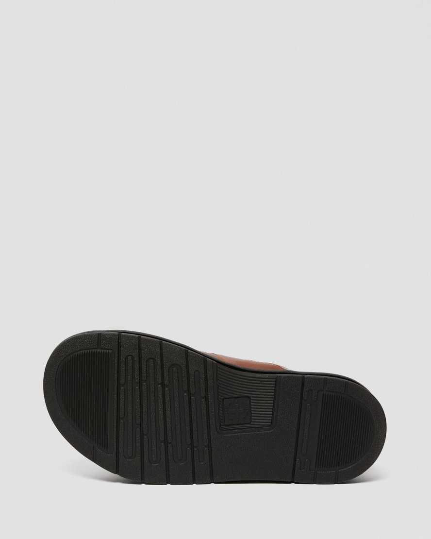 tan dr. martens soloman luxor herren-riemensandalen