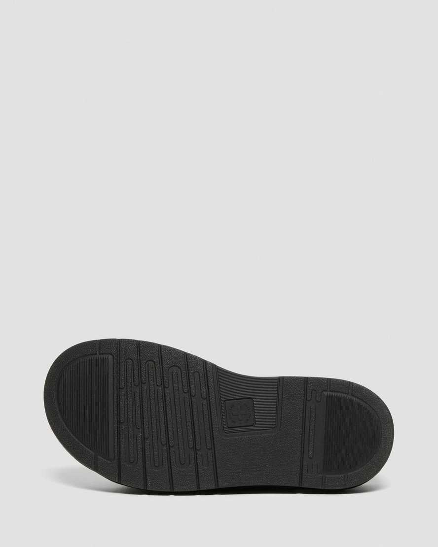 schwarze dr. martens soloman herren-riemensandalen