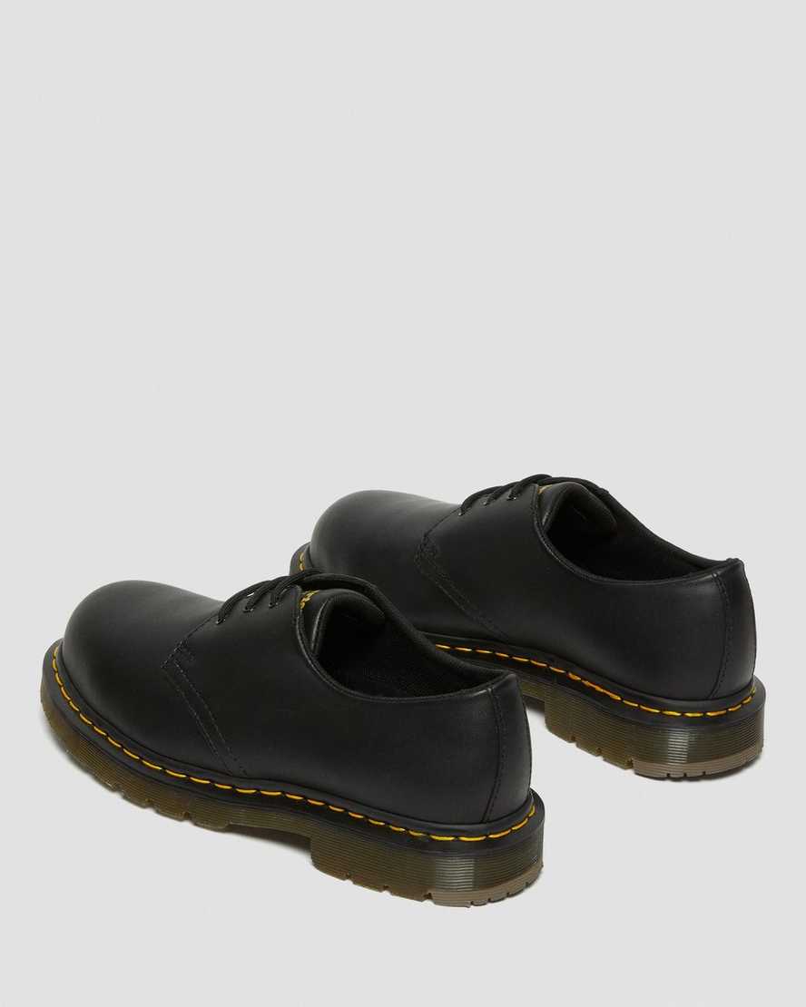 schwarze dr. martens 1461 herren-freizeitschuhe mit rutschfester stahlkappe