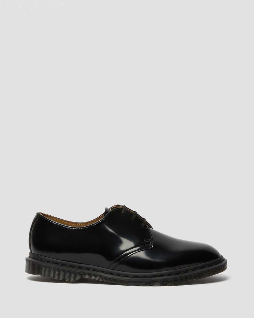 schwarze dr. martens archie ii smooth herren-schnürschuhe