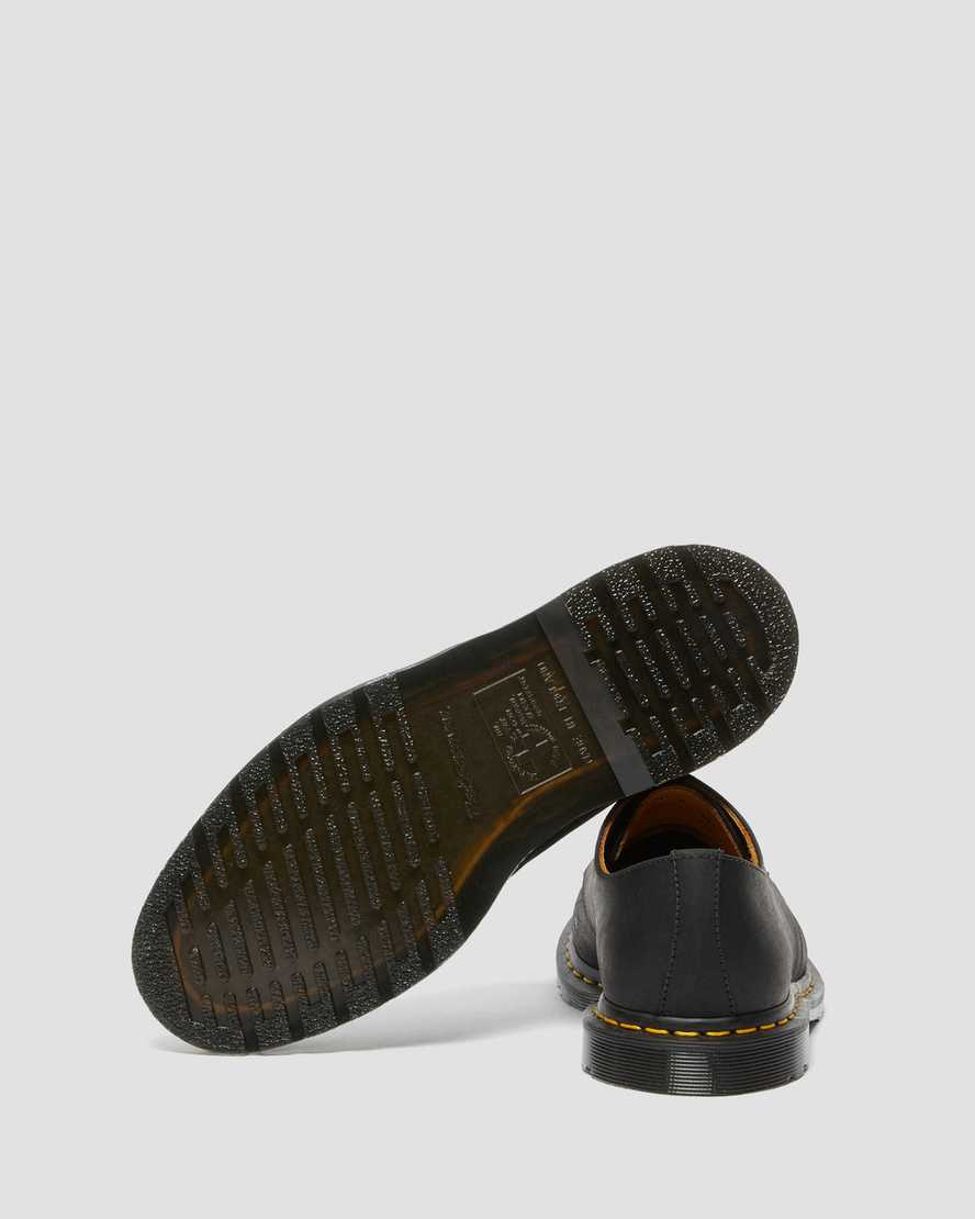 schwarze dr. martens archie ii jjjjound wyoming herren-schnürschuhe