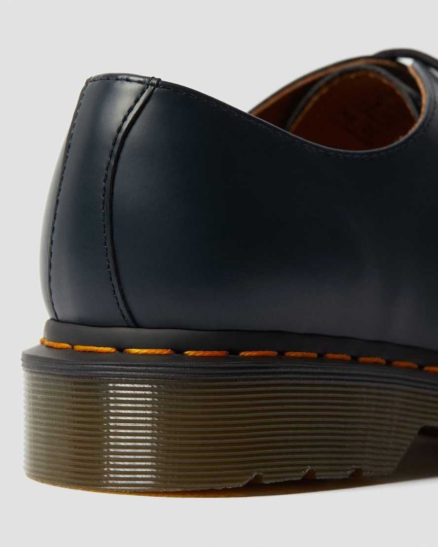 marineblaue dr. martens 1461 glatte herren-oxfordschuhe