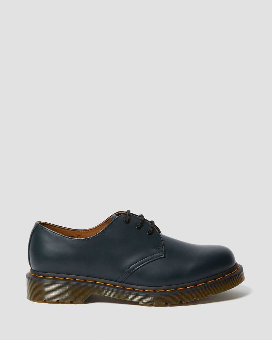 marineblaue dr. martens 1461 glatte herren-oxfordschuhe