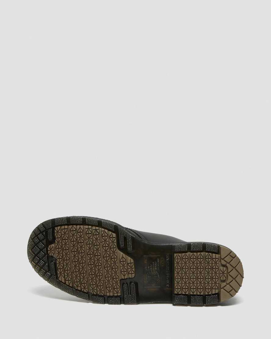 schwarze dr. martens 1461 mono herren-oxfordschuhe mit rutschfester sohle