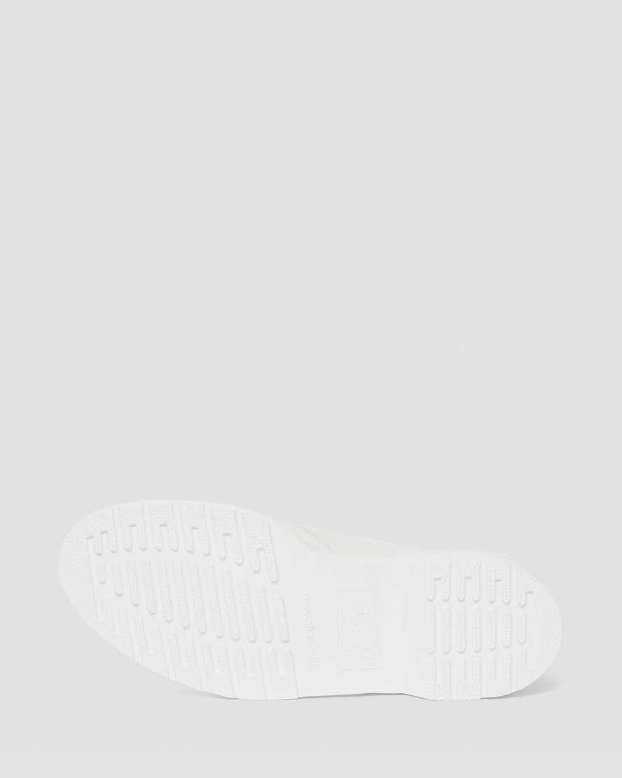 weiße dr. martens 1461 mono smooth herren-oxfordschuhe
